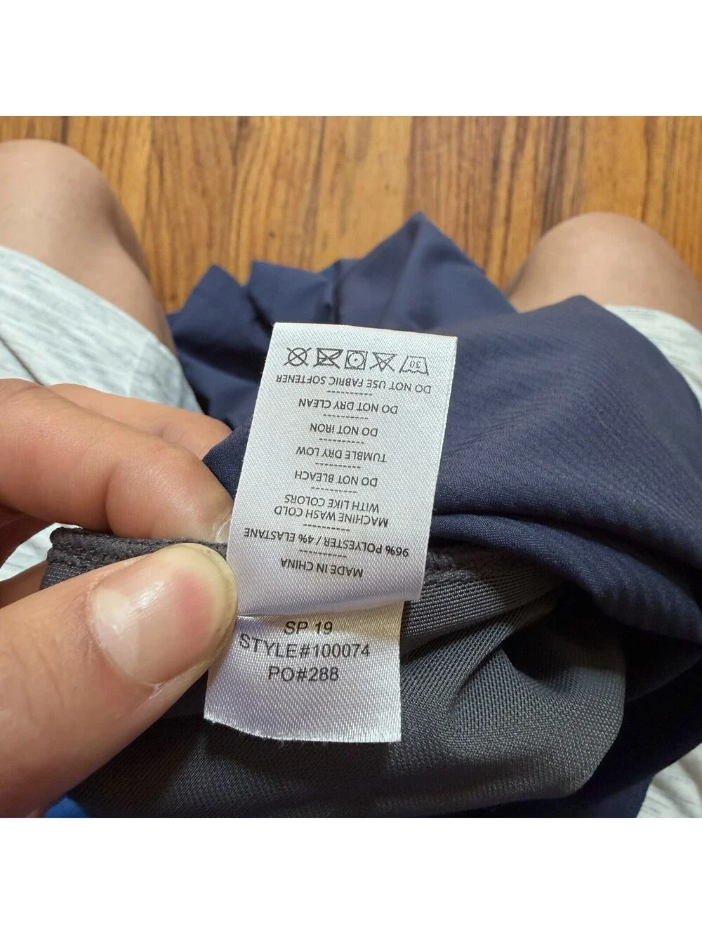 Rhone Mako Shorts Mens XL Navy Blue Athletic 7 Inch Inseam Excellent